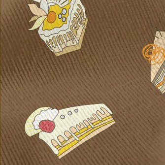 各種風味水果蛋糕燈芯絨(幅寬150公分)