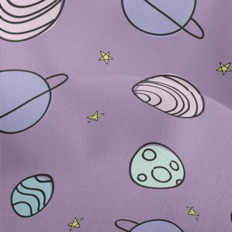 紫色系列宇宙竹節麻(幅寬150公分)