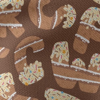 字母奶油餅乾帆布(幅寬150公分)
