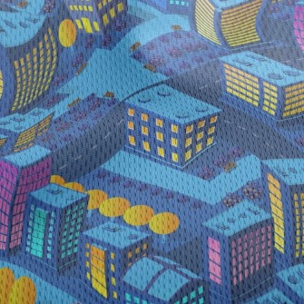 立體都市大樓鳥眼布(幅寬160公分)