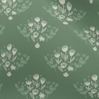 清新線條小花雪紡布(幅寬150公分)