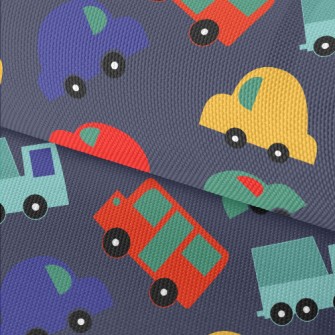 卡通彩色汽車牛津布(幅寬150公分)