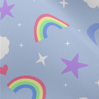 閃亮星月亮雲朵雪紡布(幅寬150公分)