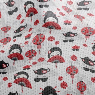 藝妓文化鳥眼布(幅寬160公分)