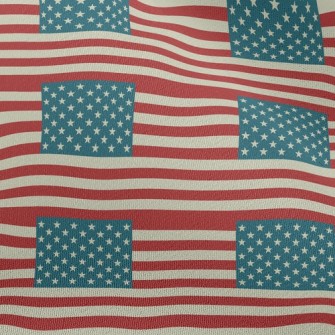 美國國旗線條雪紡布(幅寬150公分)