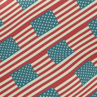 美國國旗線條斜紋布(幅寬150公分)