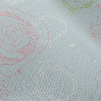 神秘線條玫瑰雪紡布(幅寬150公分)
