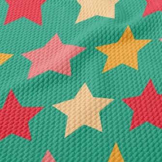 四色排列星星泡泡布(幅寬160公分)