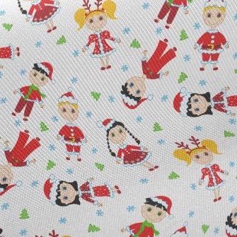 聖誕裝扮小孩厚棉布(幅寬150公分)