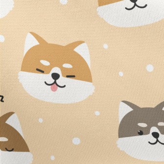 調皮粗眉毛柴犬春亞紡(幅寬160公分)