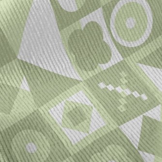 拼接奇怪方格燈芯絨(幅寬150公分)