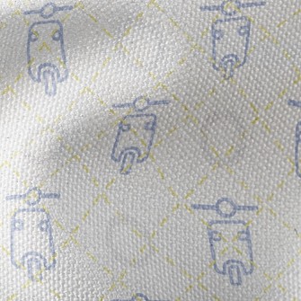 可愛摩托車帆布(幅寬150公分)