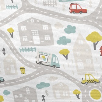 道路地圖和車春亞紡(幅寬160公分)
