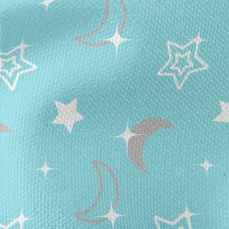 閃亮星星月亮帆布(幅寬150公分)