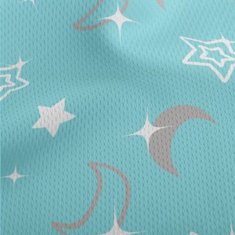 閃亮星星月亮鳥眼布(幅寬160公分)