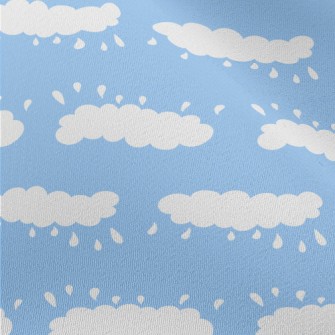 雨天手繪塗鴉雪紡布(幅寬150公分)