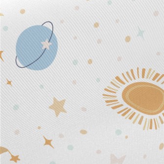 美麗塗鴉星空斜紋布(幅寬150公分)