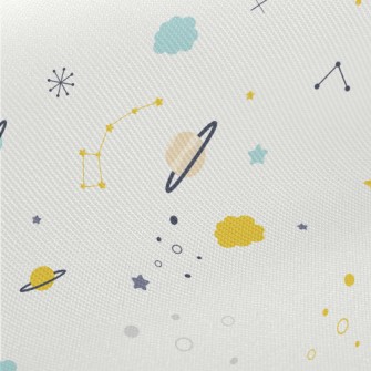 小巧迷你星球厚棉布(幅寬150公分)