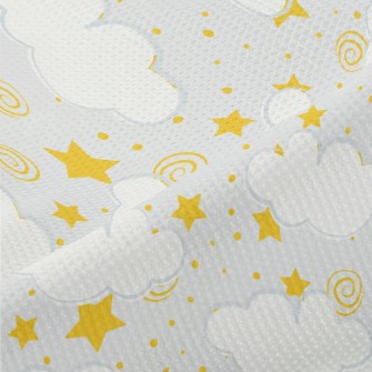 魔法星星與雲朵高爾布(幅寬180公分)