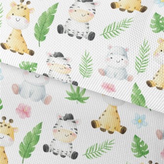 草原動物寶寶牛津布(幅寬150公分)