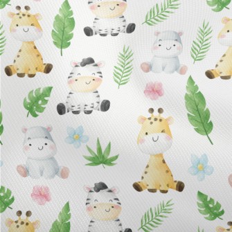 草原動物寶寶雙斜布(幅寬150公分)