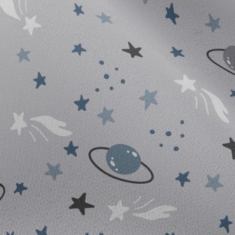 卡通星星星球雪紡布(幅寬150公分)