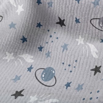 卡通星星星球毛巾布(幅寬160公分)