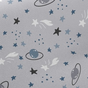 卡通星星星球斜紋布(幅寬150公分)