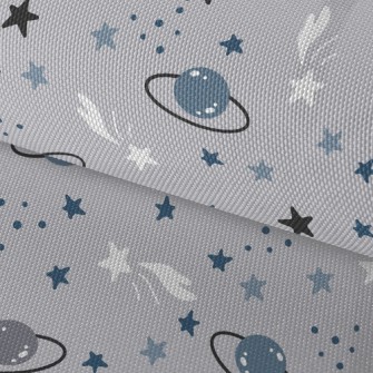 卡通星星星球牛津布(幅寬150公分)