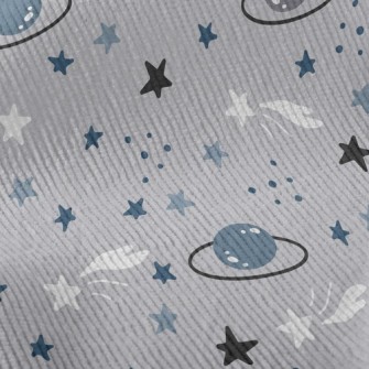 卡通星星星球燈芯絨(幅寬150公分)