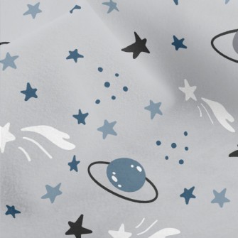 卡通星星星球水晶絨(幅寬160公分)