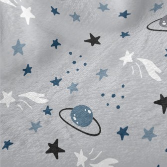 卡通星星星球法蘭絨(幅寬150公分)
