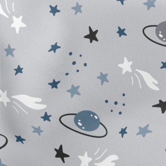 卡通星星星球薄棉布(幅寬150公分)