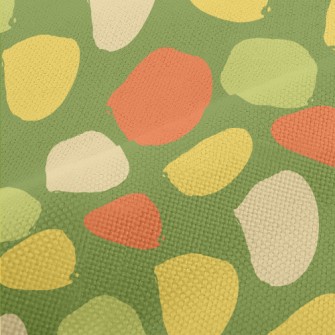 彩色畫筆描邊色塊麻布(幅寬150公分)