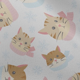 無辜圍巾貓咪雪紡布(幅寬150公分)