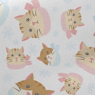 無辜圍巾貓咪斜紋布(幅寬150公分)