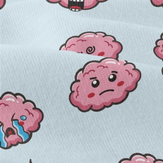 搞笑表情雲朵仿棉布(幅寬150公分)