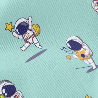 可愛活潑太空人燈芯絨(幅寬150公分)
