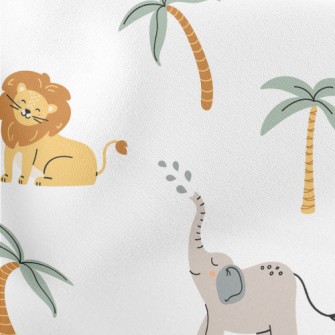 快樂非洲動物羅馬布(幅寬160公分)