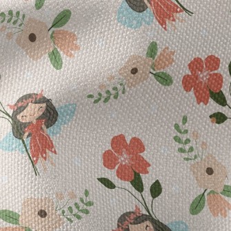 害羞花仙子帆布(幅寬150公分)