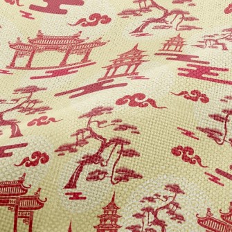 松樹城門麻布(幅寬150公分)