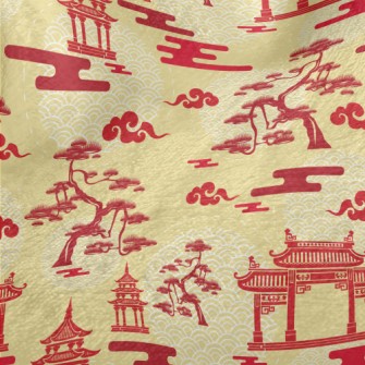 松樹城門法蘭絨(幅寬150公分)