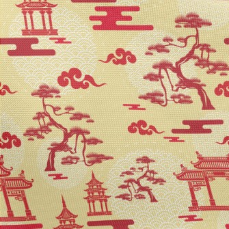 松樹城門春亞紡(幅寬160公分)