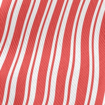 紅色聖誕條紋燈芯絨(幅寬150公分)