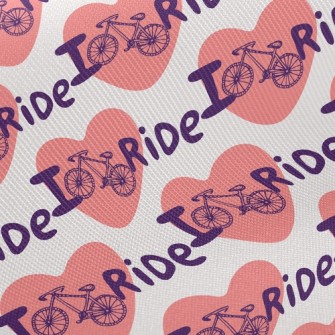 我愛腳踏車斜紋布(幅寬150公分)