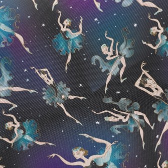 星空下芭蕾舞者斜紋布(幅寬150公分)