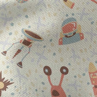 童趣火箭太空梭帆布(幅寬150公分)