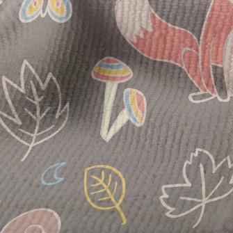 可愛森林動物毛巾布(幅寬160公分)
