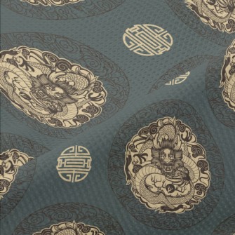古代神獸神龍高爾布(幅寬180公分)