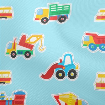 繽紛玩具車雙斜布(幅寬150公分)
